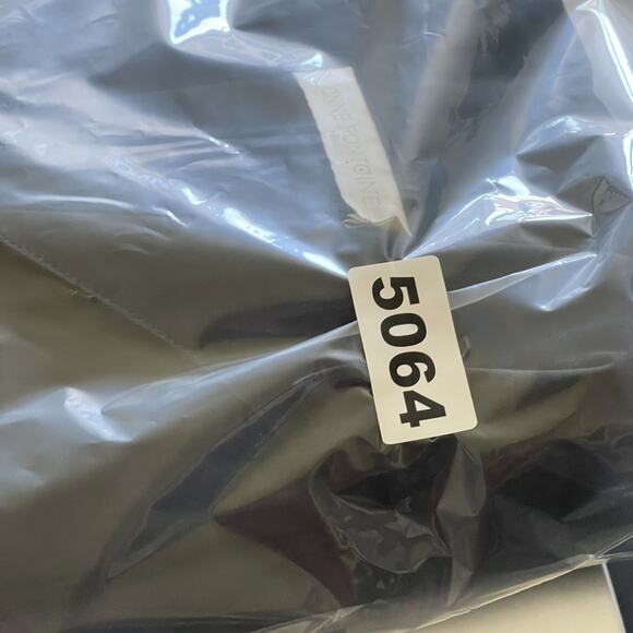 Anne Fontaine Top Womens 38 Black Blouse Pima Cotton Rhinestone Paneled Stretch - Picture 16 of 16